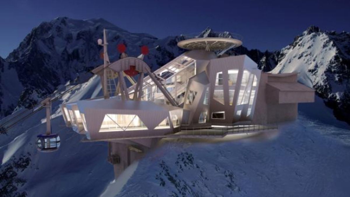 
      La stazione d'arrivo della nuova funivia del Monte Bianco
    © ufficio-stampa