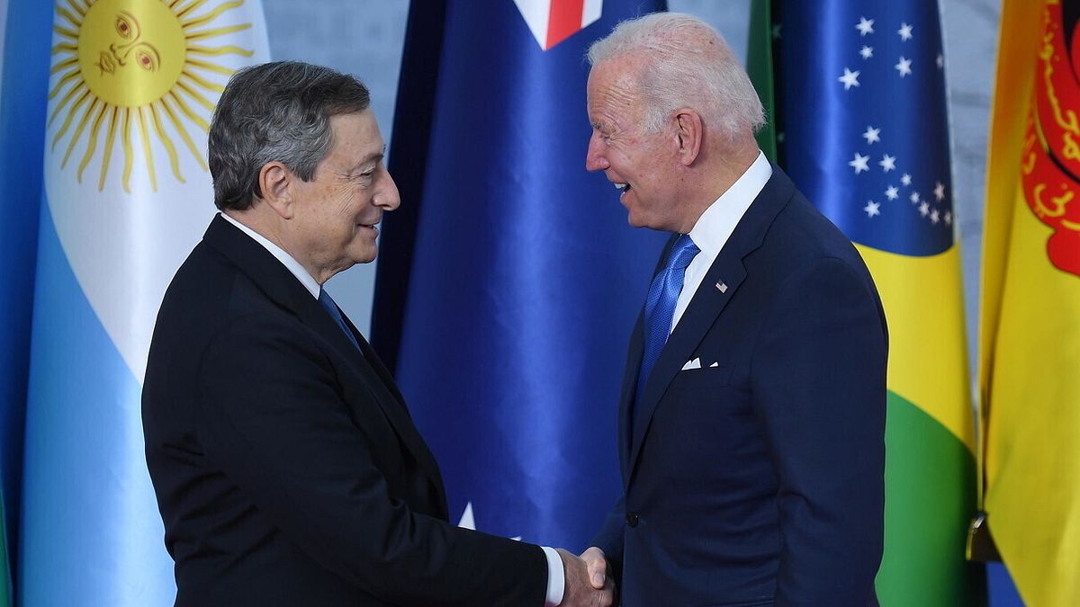  Draghi incontra il presidente Usa, Joe Biden © Ansa