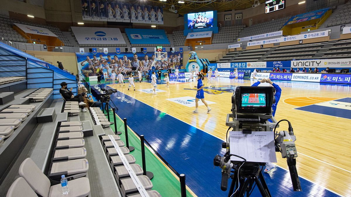 Corea del Sud: partita di basket femminile a porte chiuse © Ansa