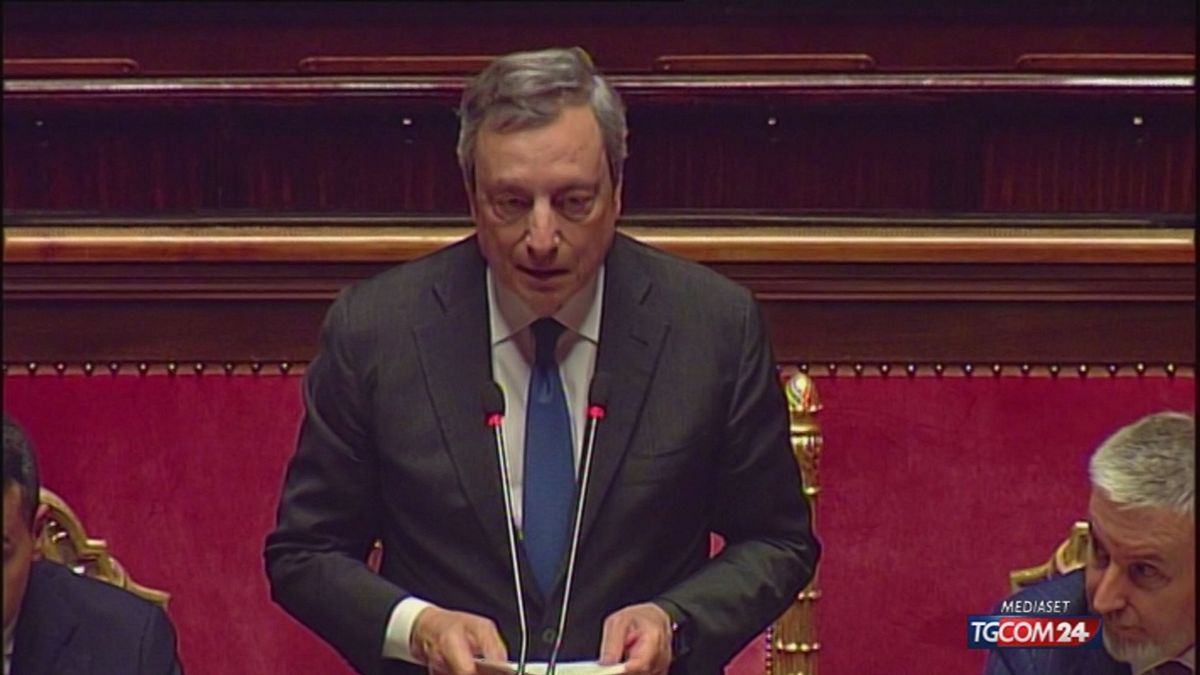 Draghi in Senato, l'intervento di replica integrale © Da video