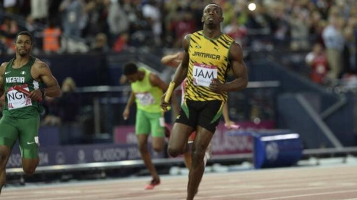 2 agosto - 328 giorni dopo l'ultima volta, torna in pista Usain Bolt: il fulmine giamaicano ha corso la quarta frazione della staffetta 4x100 in semifinale ai Giochi del Commonwealth © tgcom24