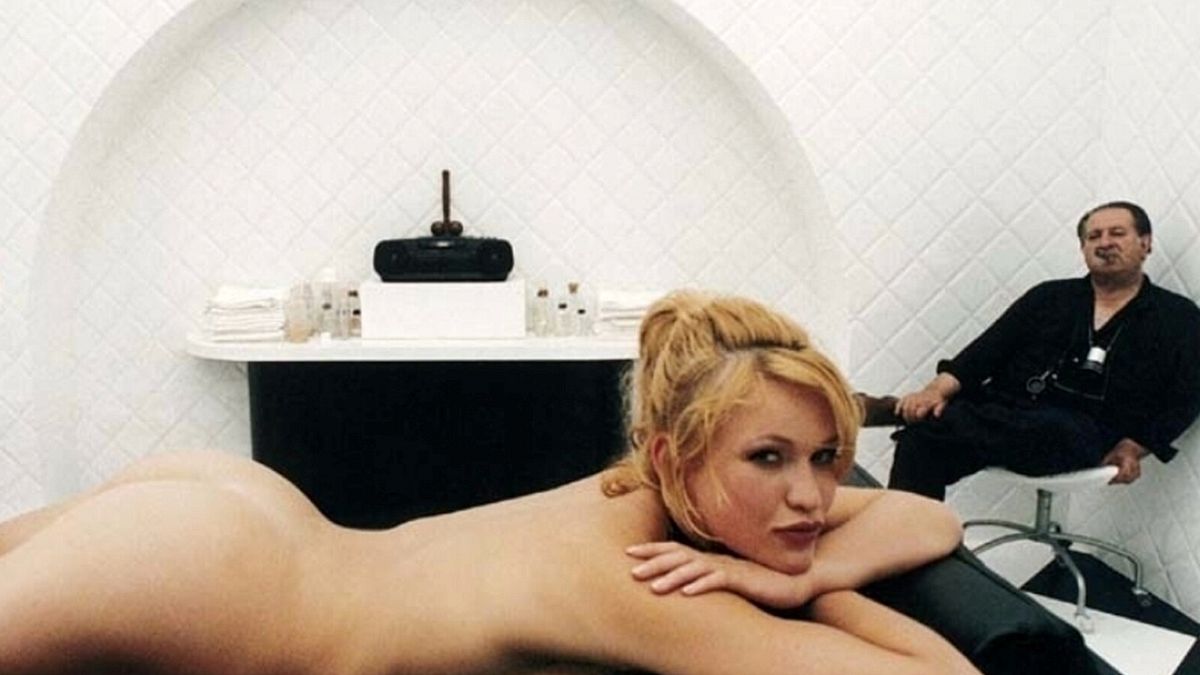 Con Yulia Mayarchuck, protagonista di "Tra(sgre)dire" (2000) © Italy Photo Press