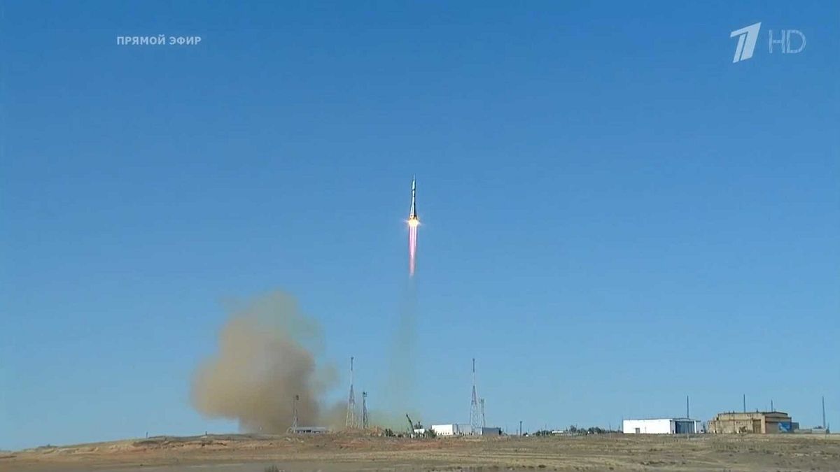 Il momento della partenza verso la stazione spaziale internazionale © Twitter