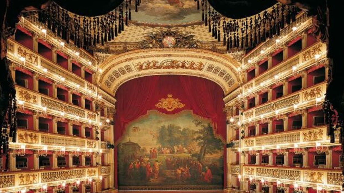 “Viaggio in Campania. Sulle orme del Grand Tour”, interno del Teatro San Carlo © ufficio-stampa