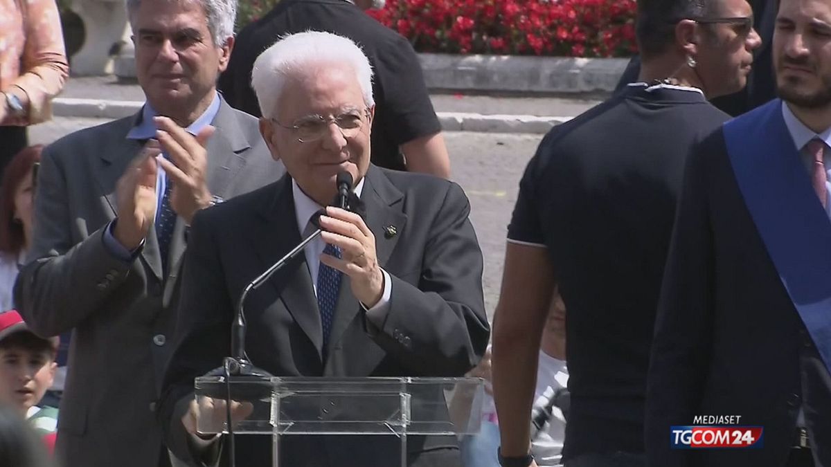 Emilia-Romagna, Mattarella a Forlì: "Non sarete soli" © Da video