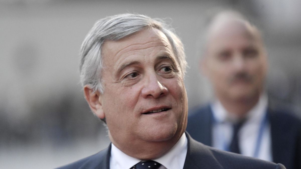 Il presidente del Parlamento Europeo, Antonio Tajani, corre da capolista per Forza Italia nella circoscrizione del Centro del Paese. © ansa