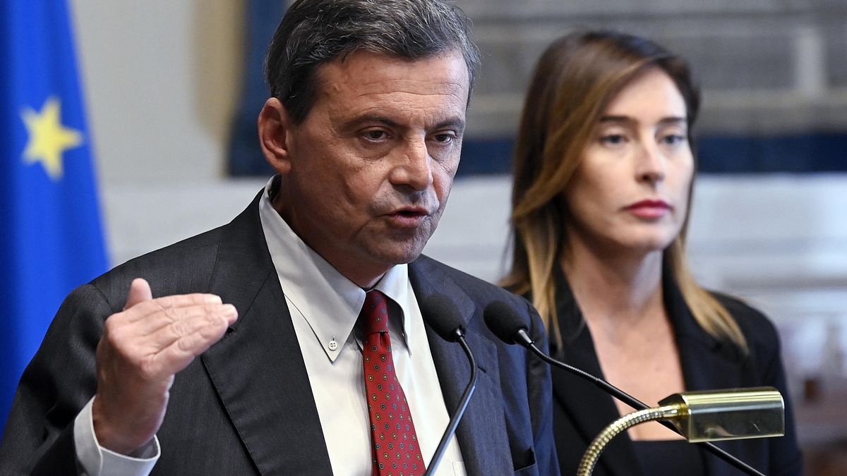 Carlo Calenda, leader di Azione, e Maria Elena Boschi, deputata di Italia Viva © Ansa