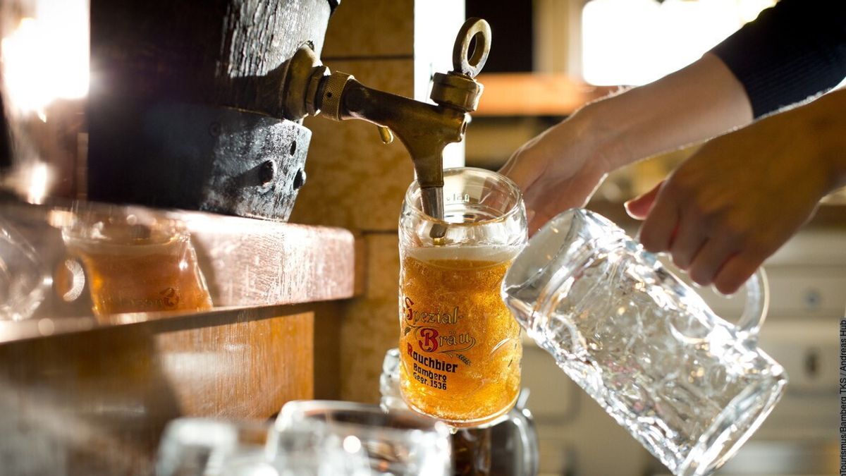 Birra in Bamberg. Ph FrankenTourismusBamberg TKS, Andreas Hub © Ente del Turismo