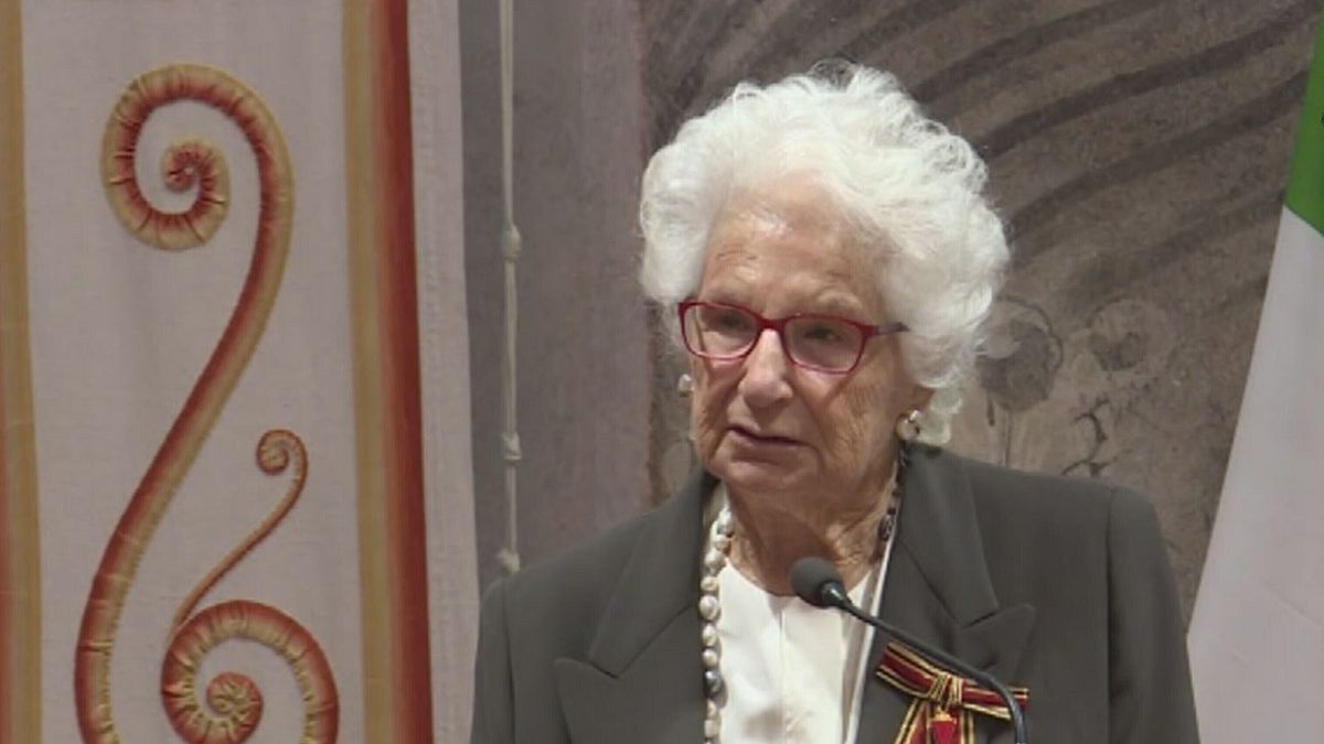 Liliana Segre, l'omaggio della Germania © Da video