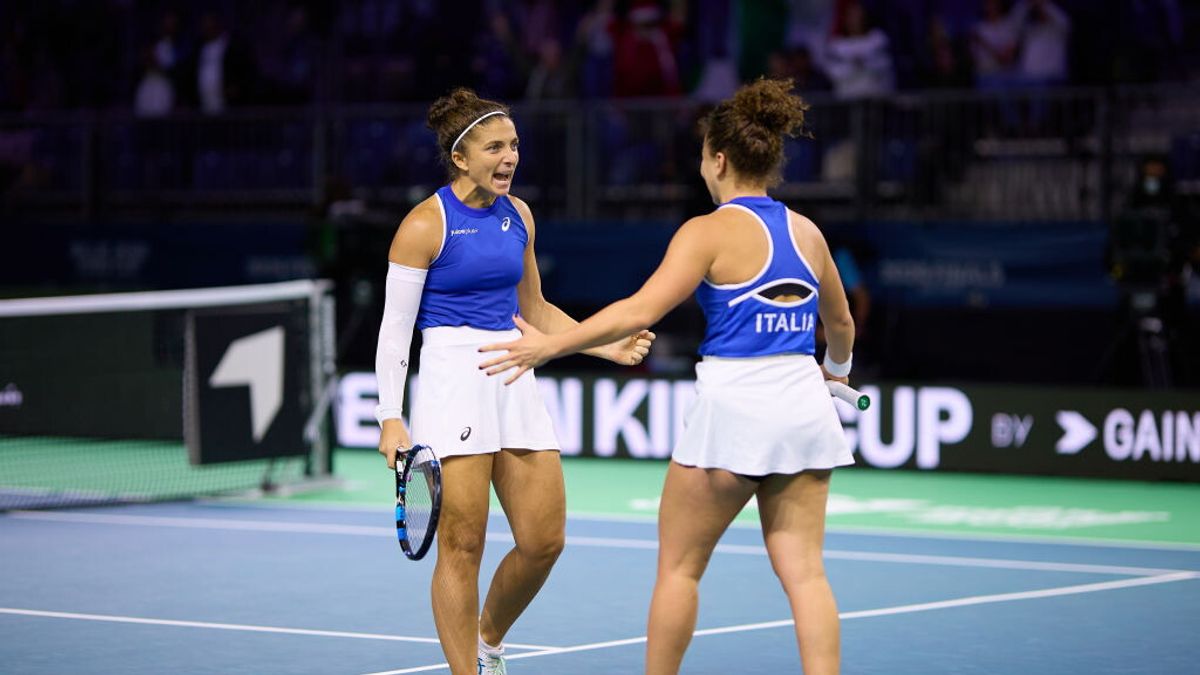 Jasmine Paolini/Sara Errani  © Getty Images