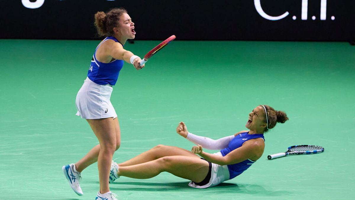 Sara Errani Jasmine Paolini © Getty Images