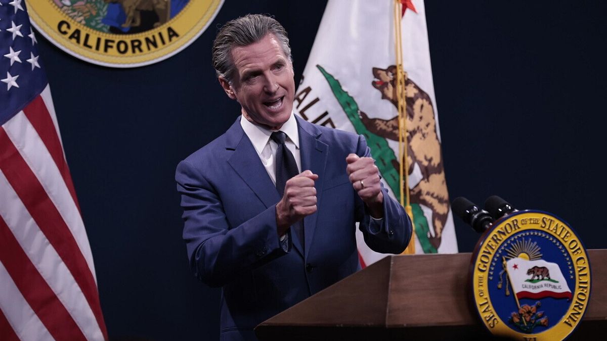  Gavin Newsom, il governatore della California © Ansa