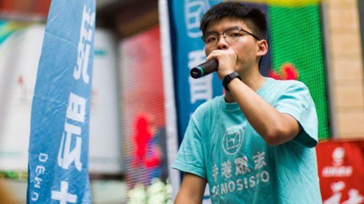 Joshua Wong, uno degli studenti leader del "movimento degli ombrelli" © -afp