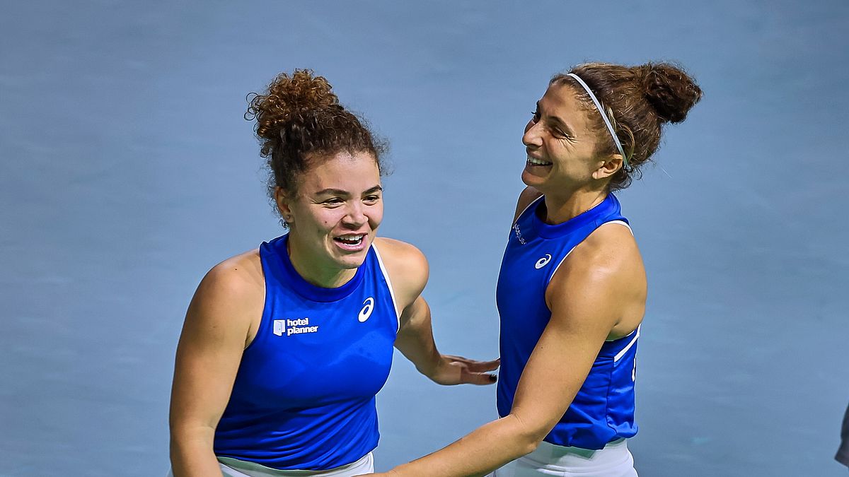 Jasmine Paolini e Sara Errani  © italyphotopress