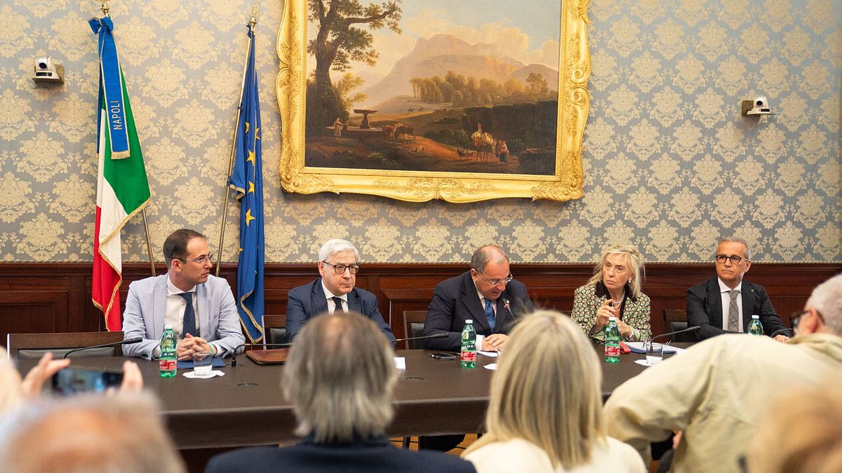   Marco Fusco (Havas PR), Pasquale Ferrara, Michele di Bari, Maria Luisa Faraone Mennella, Salvatore Longobard © Ufficio stampa