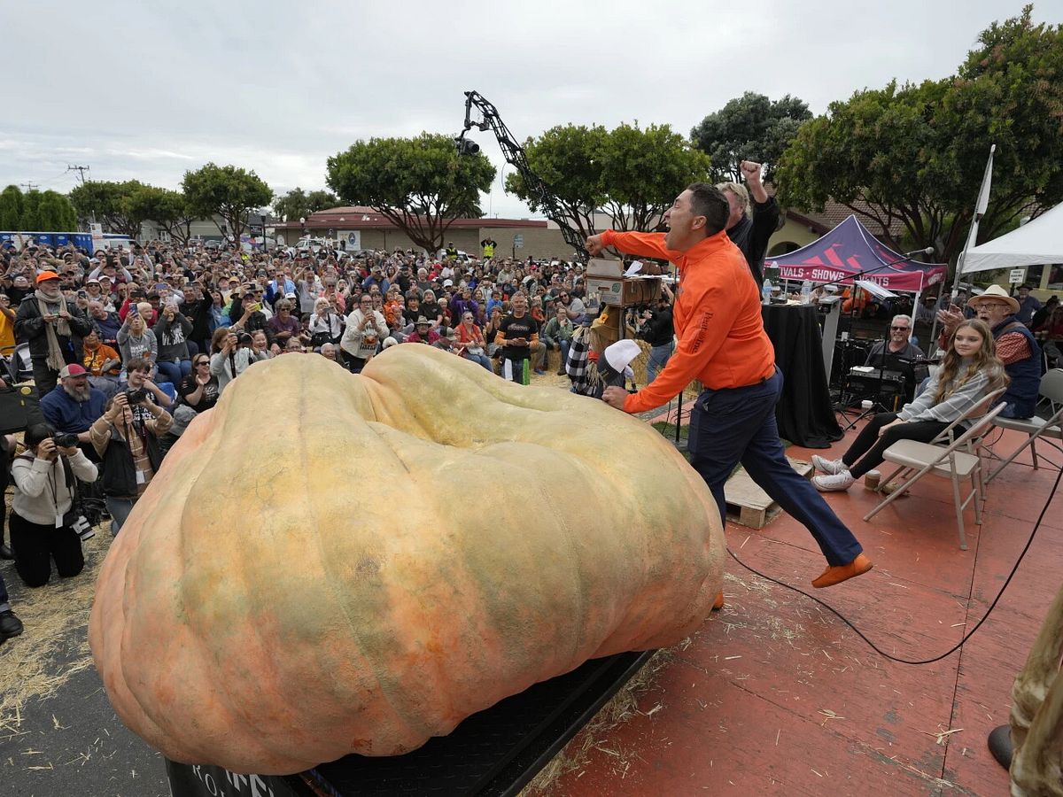 California: nuovo record per la zucca più grande al mondo