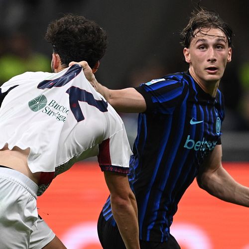 Nicolo Barella durante Inter-Cagliari