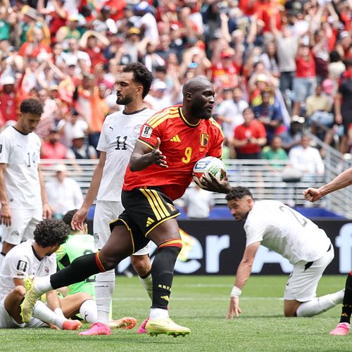 Lukaku e il Belgio durante la rimonta contro l’Egitto