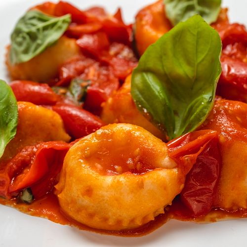 Ravioli alla caprese by chef Luigi Lionetti