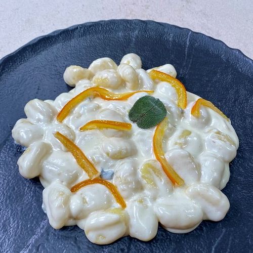Gnocchi con salsa di Fiore Sardo