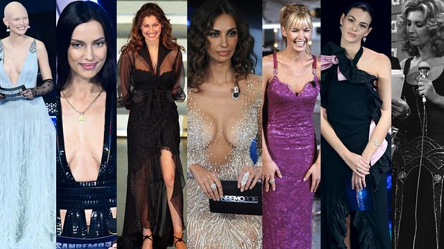 © IPA/IPA/IPA/IPA/IPA/Ansa| Sanremo, alcune delle super top che hanno fatto la storia del Festival: Bianca Balti, Irina Shayk, Laetitia Casta, Madalina Ghenea, Valeria Mazza, Vittoria Ceretti, Anna Maria Rizzoli