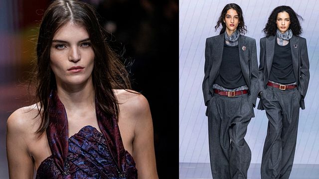 © Afp| Giorgio Armani collezione donna autunno inverno 2026-2027