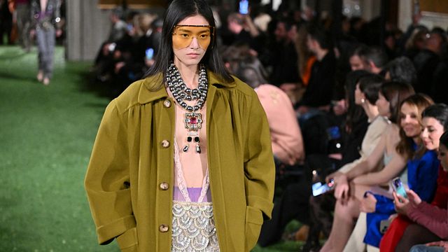 © Afp | Valentino collezione Interferenze autunno inverno 2026-2027: la sfilata a Roma a Palazzo Barberini