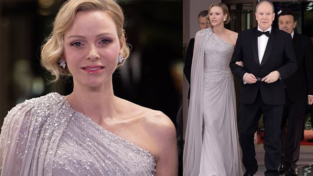 © IPA | Look di ispirazione spaziale per la principessa Charlène di Monaco al Ballo della Rosa 2026
