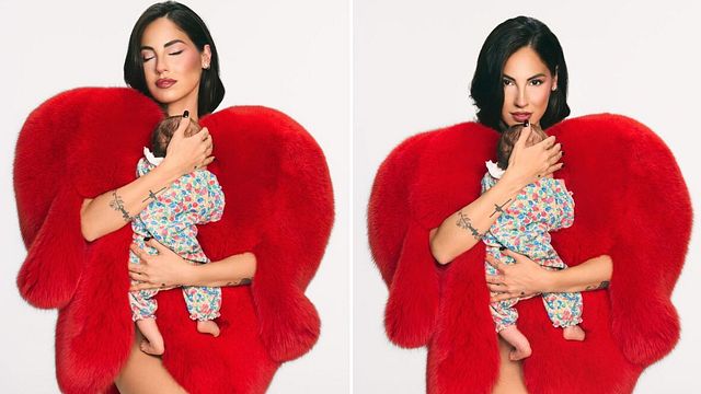 © Instagram |  Due foto di Giulia De Lellis con la figlia