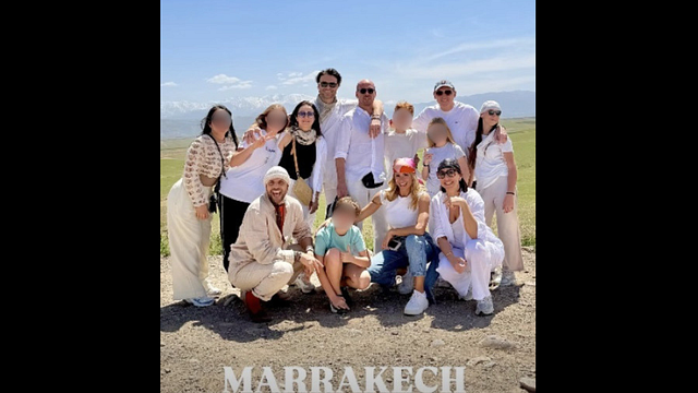 © Instagram | Michelle Hunziker e Giulio Berruti a Marrakech