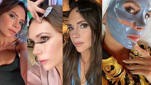 © IPA | Alcuni scatti d'archivio condivisi da Victoria Beckham su Instagram dedicati alla sua beauty routine