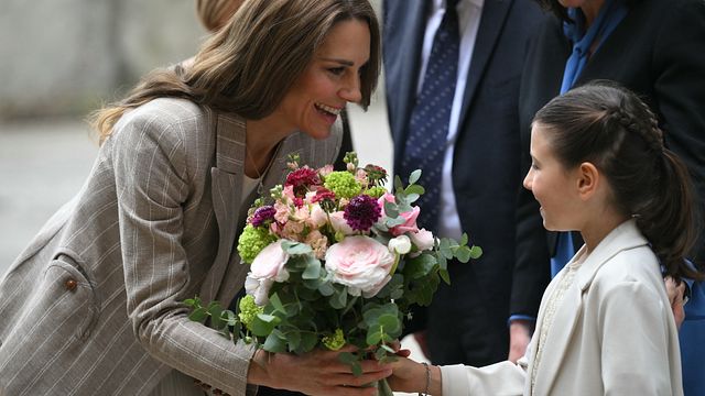 © Afp | Catherine, principessa del Galles, in visita in un centro di risorse creative a Reggio Emilia