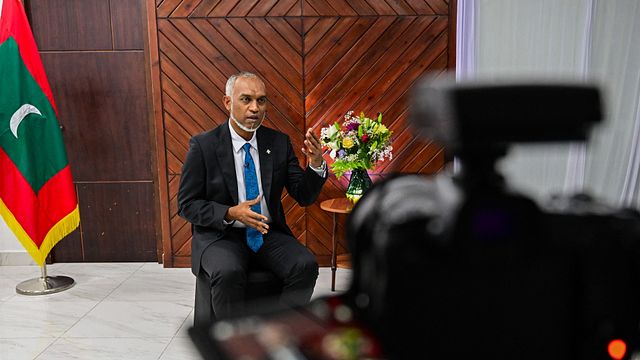 © Afp | Il presidente delle Maldive Mohamed Muizzu