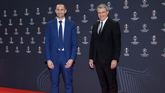© ansa |  Giorgio Chiellini e Damien Comolli