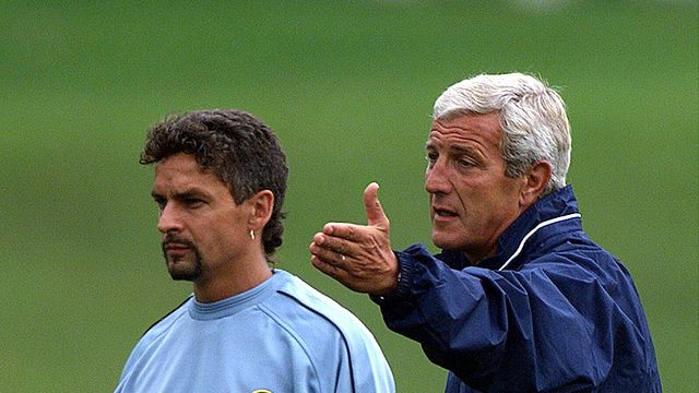 © ansa | Roberto Baggio e Marcello Lippi