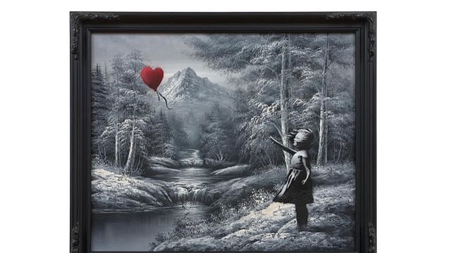 © Instagram | L'opera di Banksy battuta all'asta