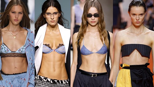 © Catwalk Pictures | Reggiseno a vista, i best look dalle sfilate della moda estate 2026