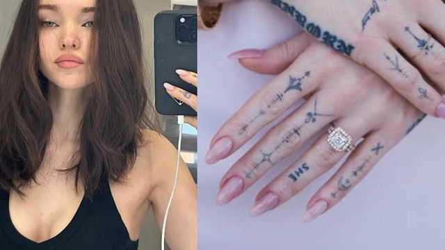 © Instagram | Dove Cameron con una manicure effetto “dry” 