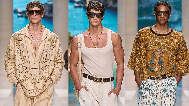 © Ufficio stampa | Vacanze Siciliane: tre look Dolce&Gabbana dalla collezione uomo primavera estate 2027