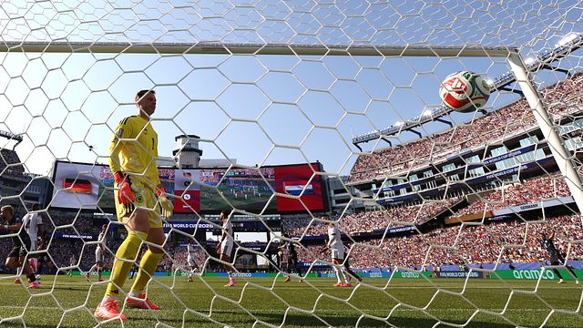 © Getty Images | La rete di Julian Enciso in Germania-Paraguay, la decima consecutiva subita dalla Germania e da Manuel Neuer ai Mondiali