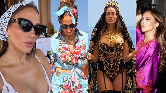 © Instagram | Una serie di scatti postati su Instagram da Jennifer Lopez dal suo account ufficiale (da Instagram, @jlo)