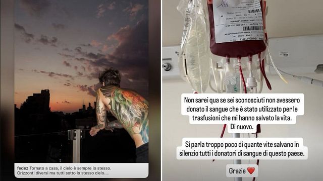 © Instagram |  Due storie di Fedez