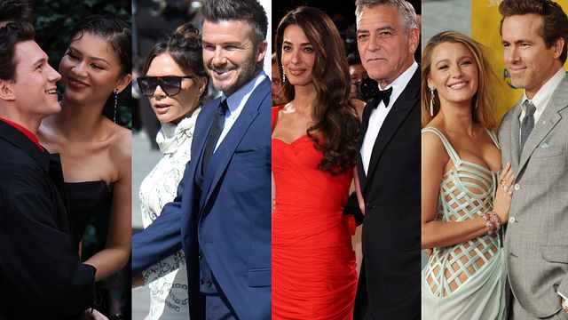 © Afp | Tom Holland e Zendaya, David e Victoria Beckham, Amal e George Clooney, Ryan Reynolds e Blake Lively
