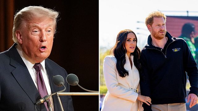 © Afp - IPA | Donald Trump, Meghan Markle e Harry