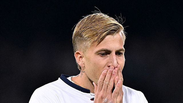 © Getty Images | Mattia Felici (2025) - L'adrenalina lo spinge a non mollare la sfida degli ottavi di Coppa Italia in casa del Napoli, tanto che tira (e sbaglia, colpendo la traversa) un rigore nella serie finale. Il dolore per l'eliminazione si aggiunge a quello per l'infortunio: rottura del crociato