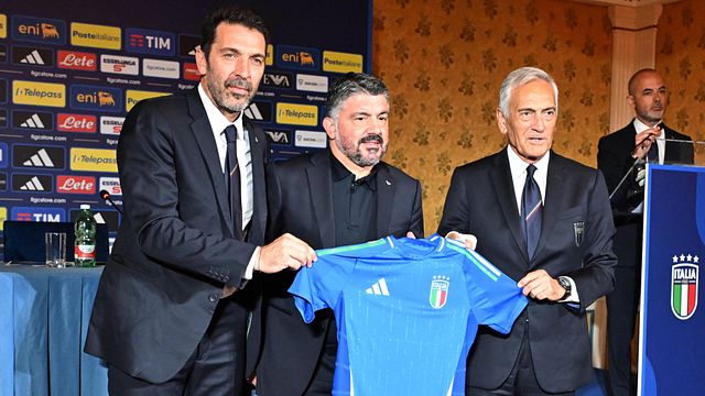 © italyphotopress | Buffon, Gattuso e Gravina