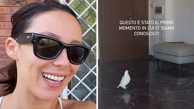 © Instagram | Aurora Ramazzotti "ostaggio" di un piccione in casa