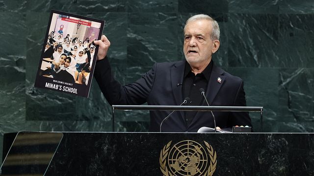 © Afp | Pezeshkian all'Assemblea generale dell'Onu