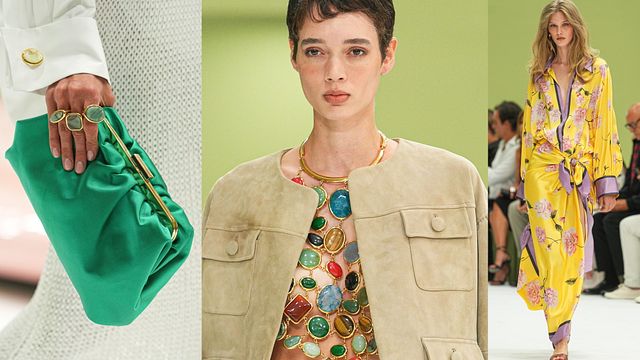 © IPA | Luisa Spagnoli collezione primavera estate 2027: tre look dalla sfilata 
