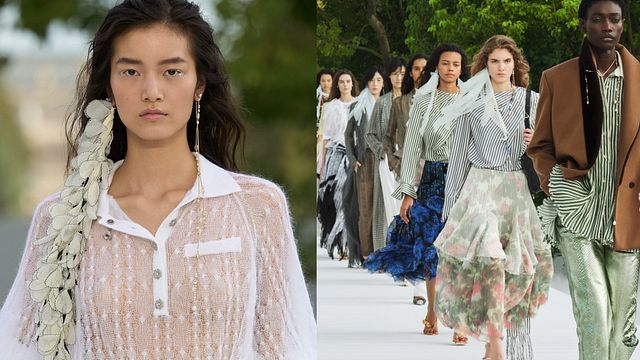 © Ufficio stampa | Dior collezione donna primavera estate 2027 (courtesy of Dior | Finale di sfilata, credit: Adrien Dirand)  
